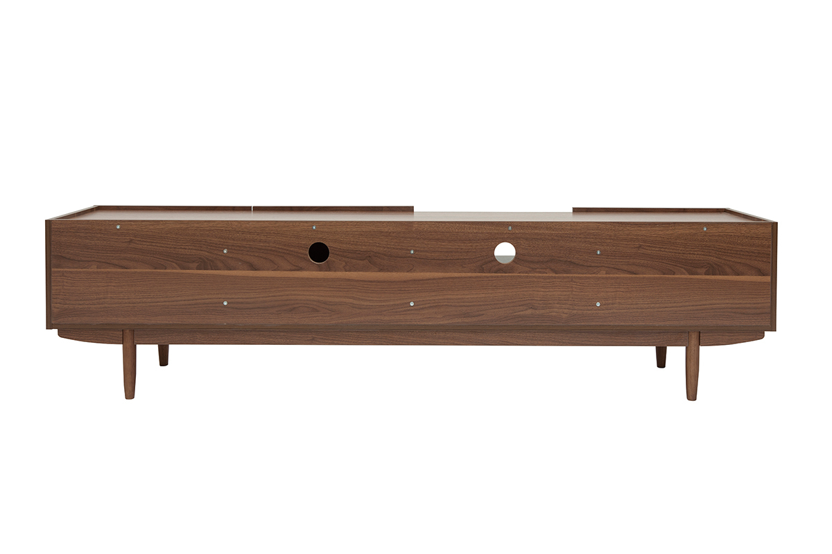 Mobile TV con ante in legno scuro L180 SANAA