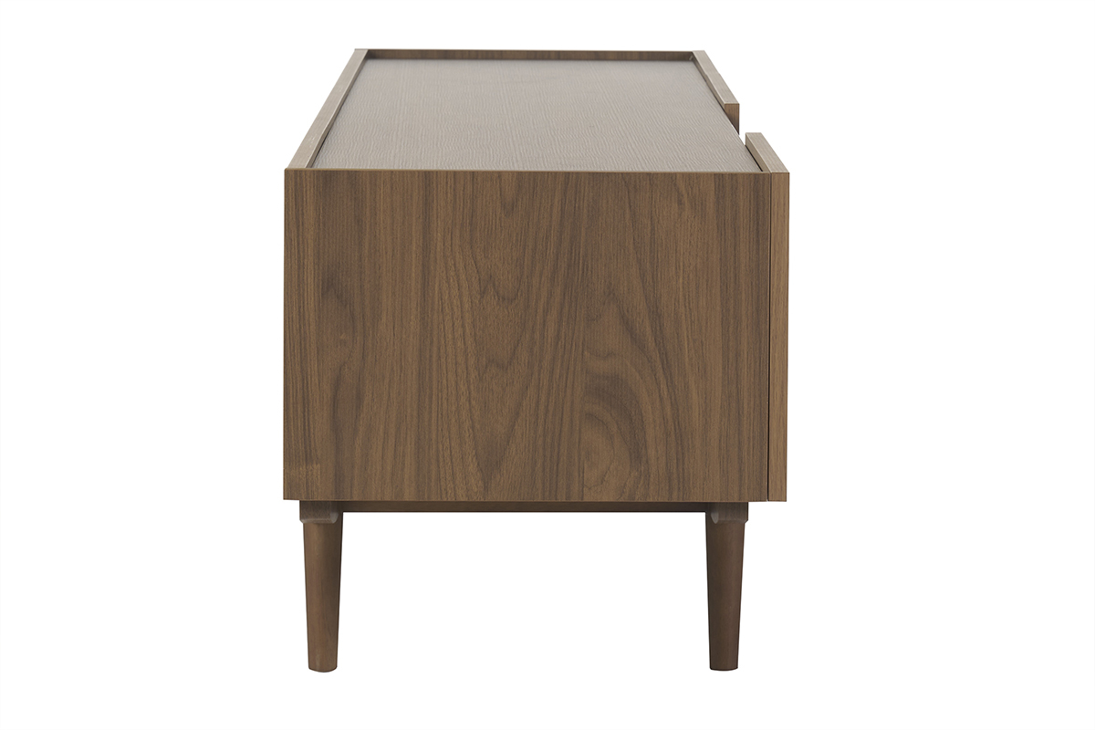 Mobile TV con ante in legno scuro L180 SANAA