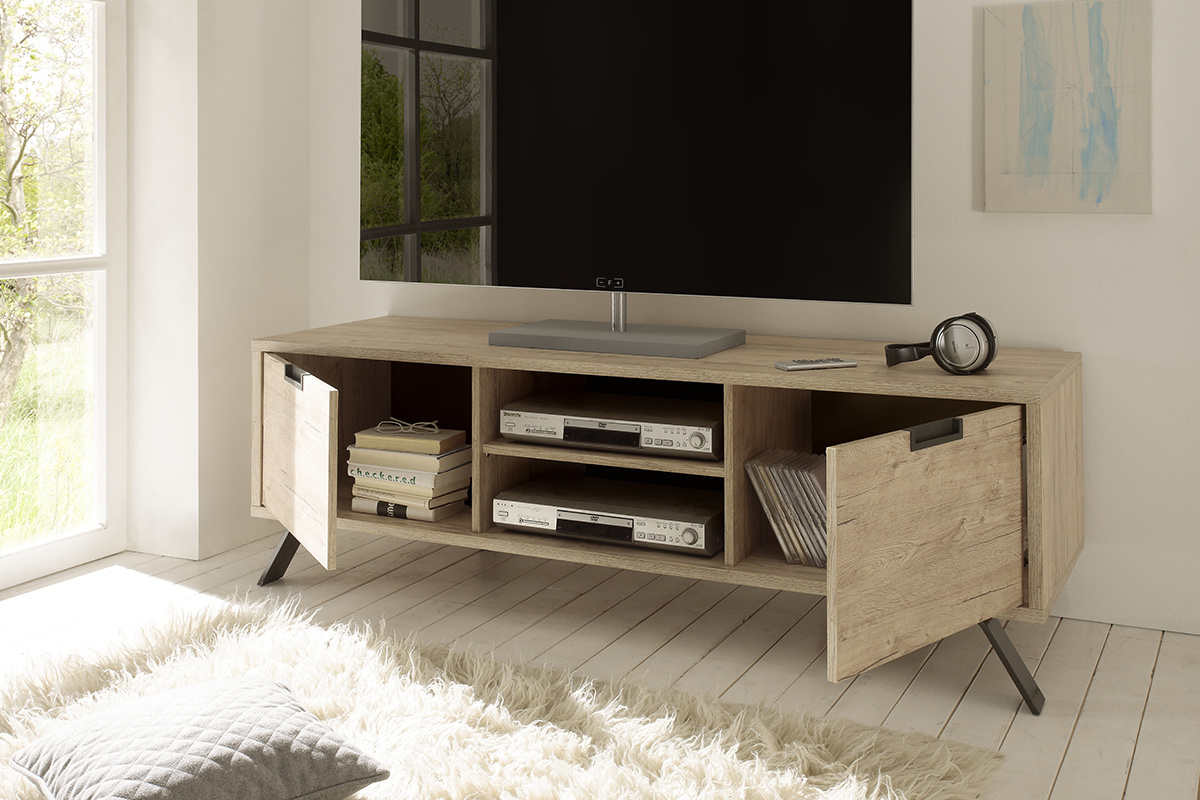 Mobile TV design 156cm quercia ORIGIN