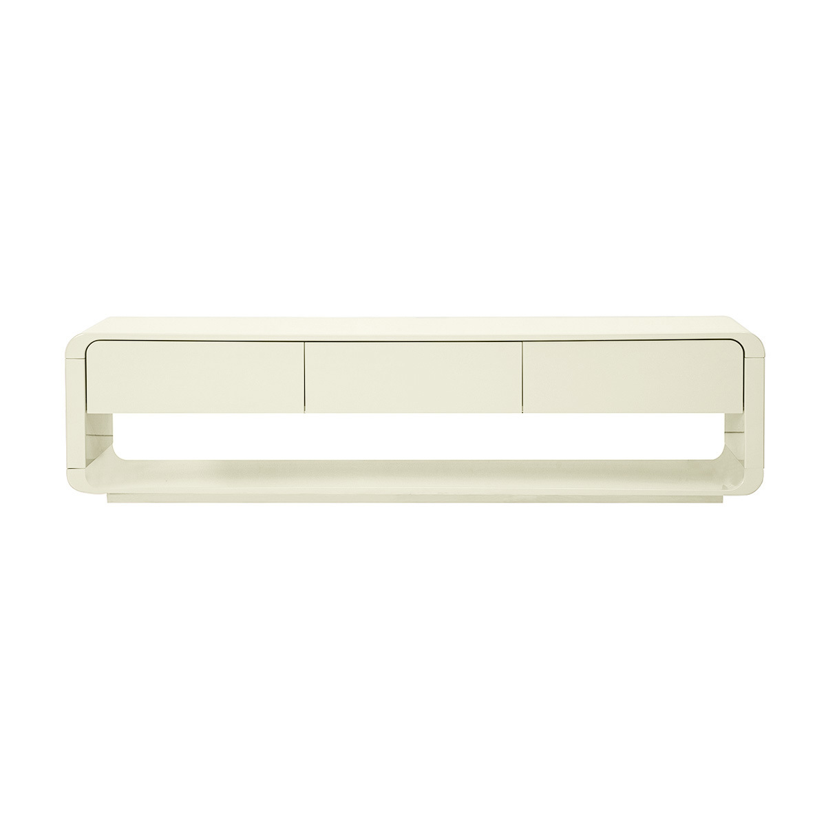 Mobile TV design beige lucido con 3 cassetti L179.5 cm SAILOR