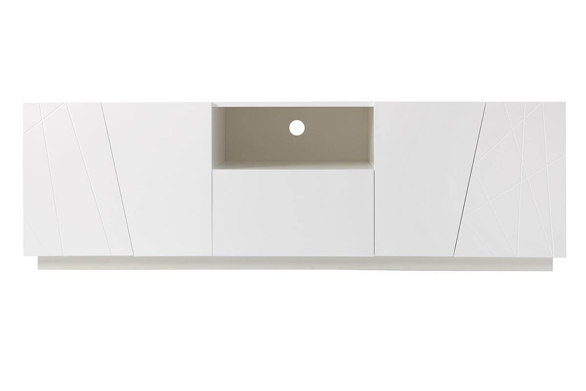 Mobile TV design bianco opaco ALESSIA