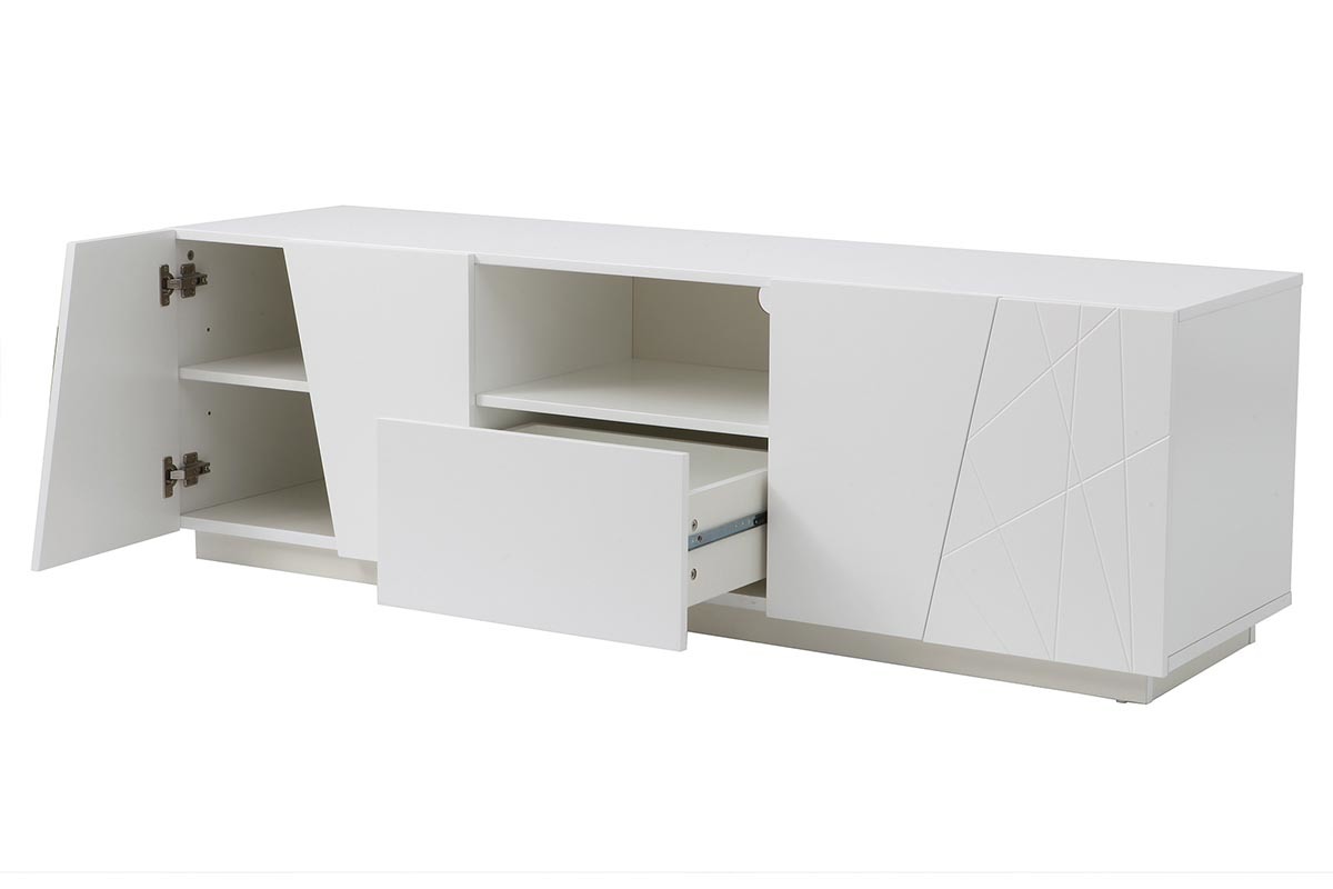 Mobile TV design bianco opaco ALESSIA