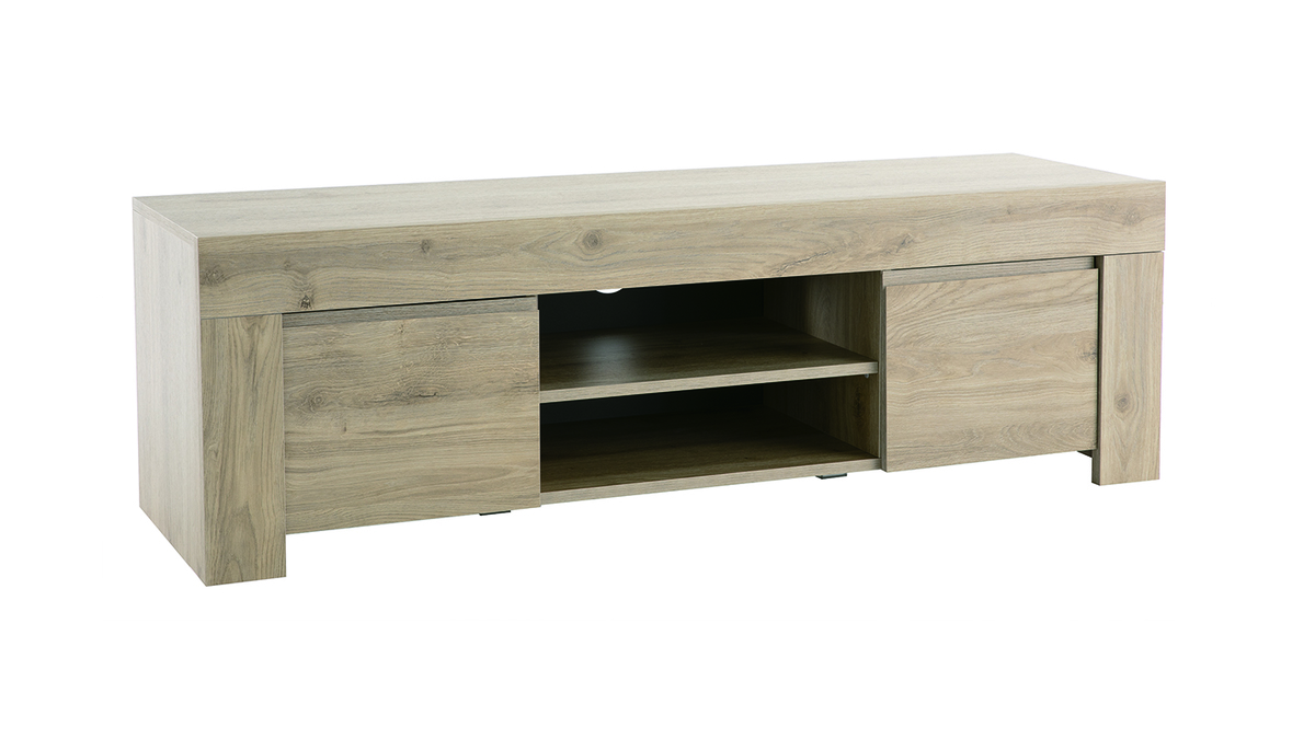 Mobile TV di design finitura rovere L138 cm LINO