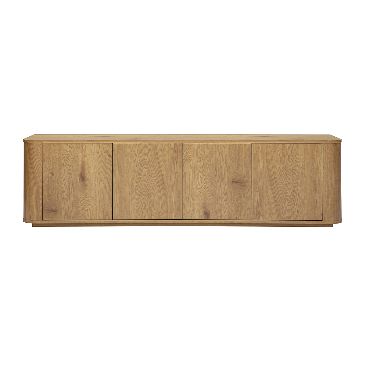 MOBILE TV finitura legno chiaro rovere 4 ante L180 cm NEGAN