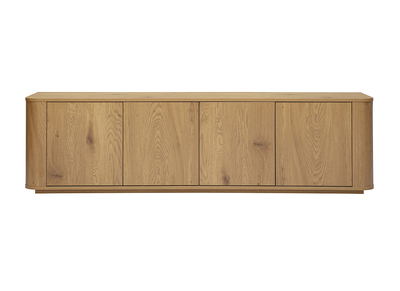 MOBILE TV finitura legno chiaro rovere 4 ante L180 cm NEGAN