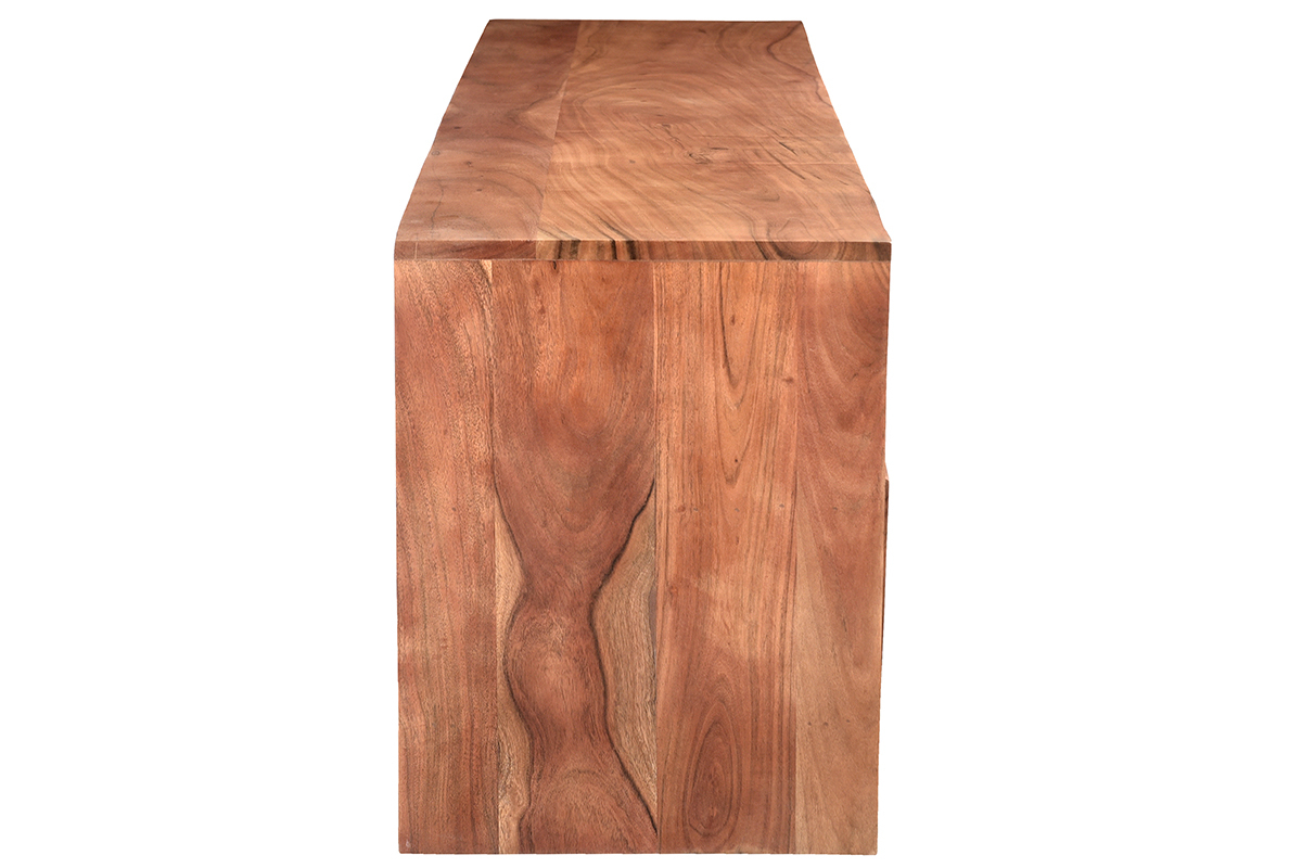 Mobile TV in legno massello 3 cassetti L180 cm BOHEMIAN