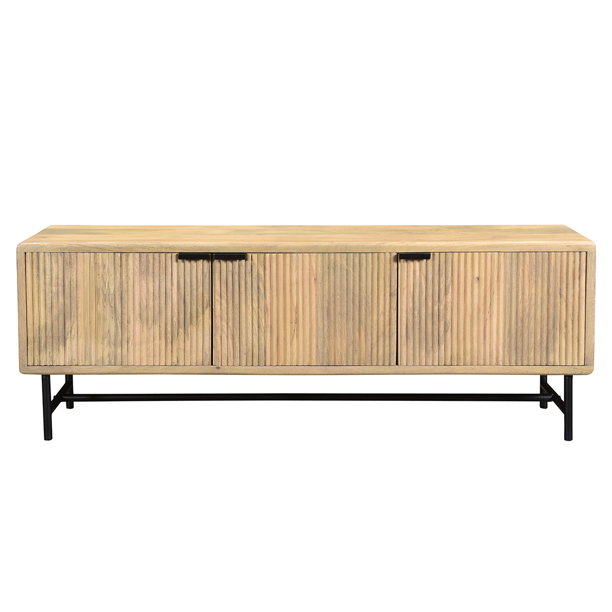 Mobile TV legno di mango e metallo L145 cm JUNO