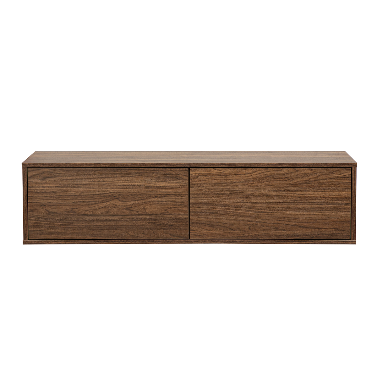 Mobile TV sospeso finitura legno scuro noce L120 cm FLEXO