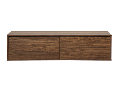 Mobile TV sospeso finitura legno scuro noce L120 cm FLEXO