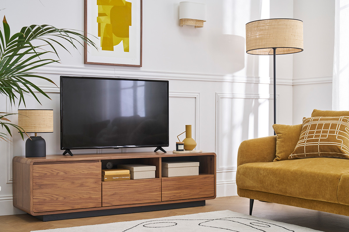 Mobile TV vintage finitura noce 160 cm JAKO