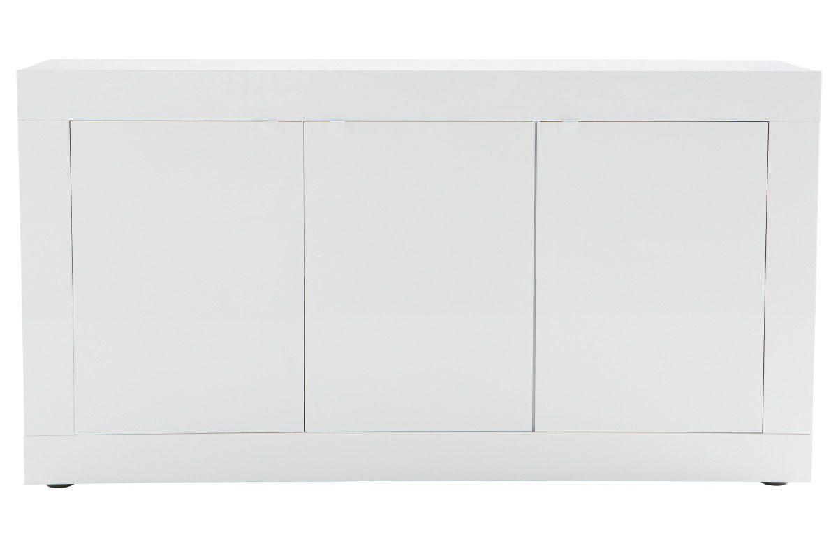 Mobiletto buffet design laccato bianco 160 cm LATTE