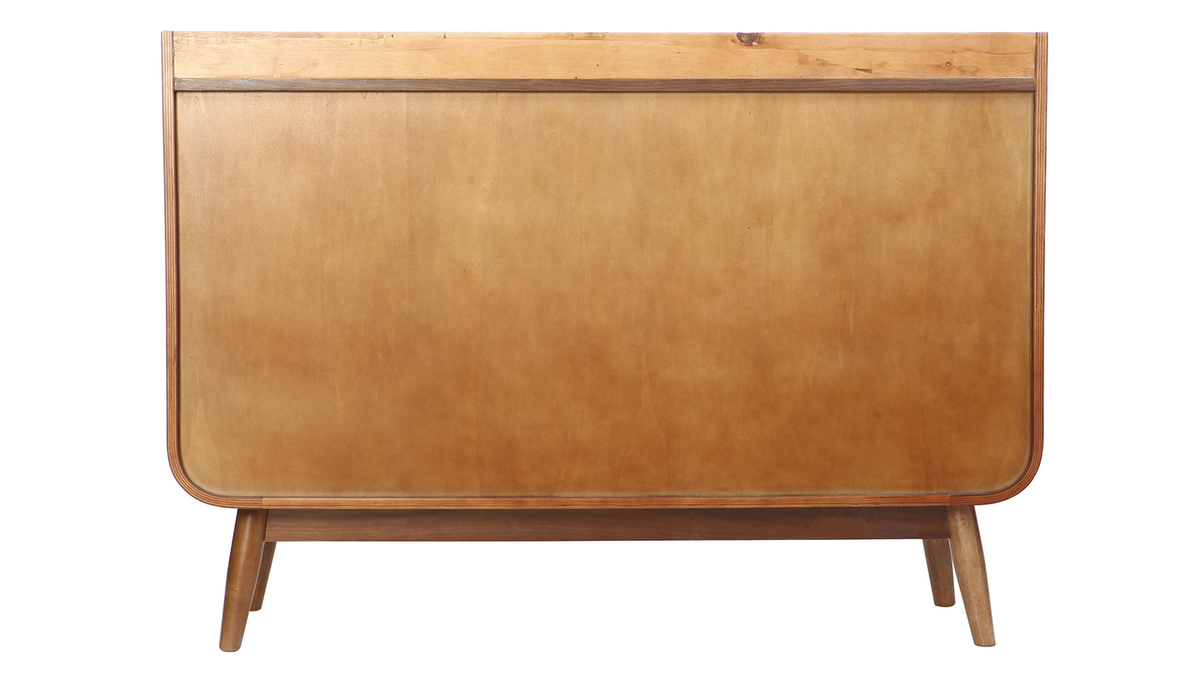 Mobiletto buffet vintage in legno noce HALLEN