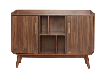 Mobiletto buffet vintage in legno noce HALLEN