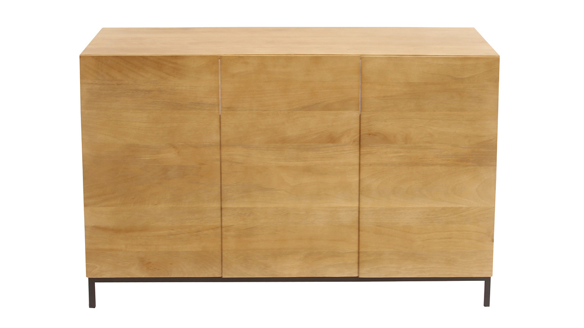 Mobiletto da bagno in legno massello di mango L120 cm YPSTER