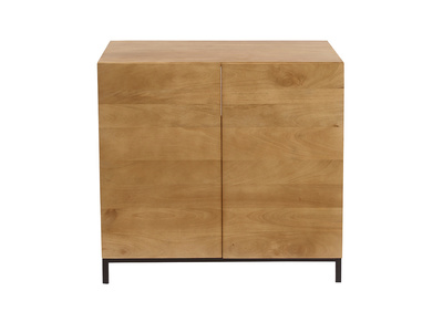 Mobiletto da bagno in legno massello di mango L80 cm YPSTER
