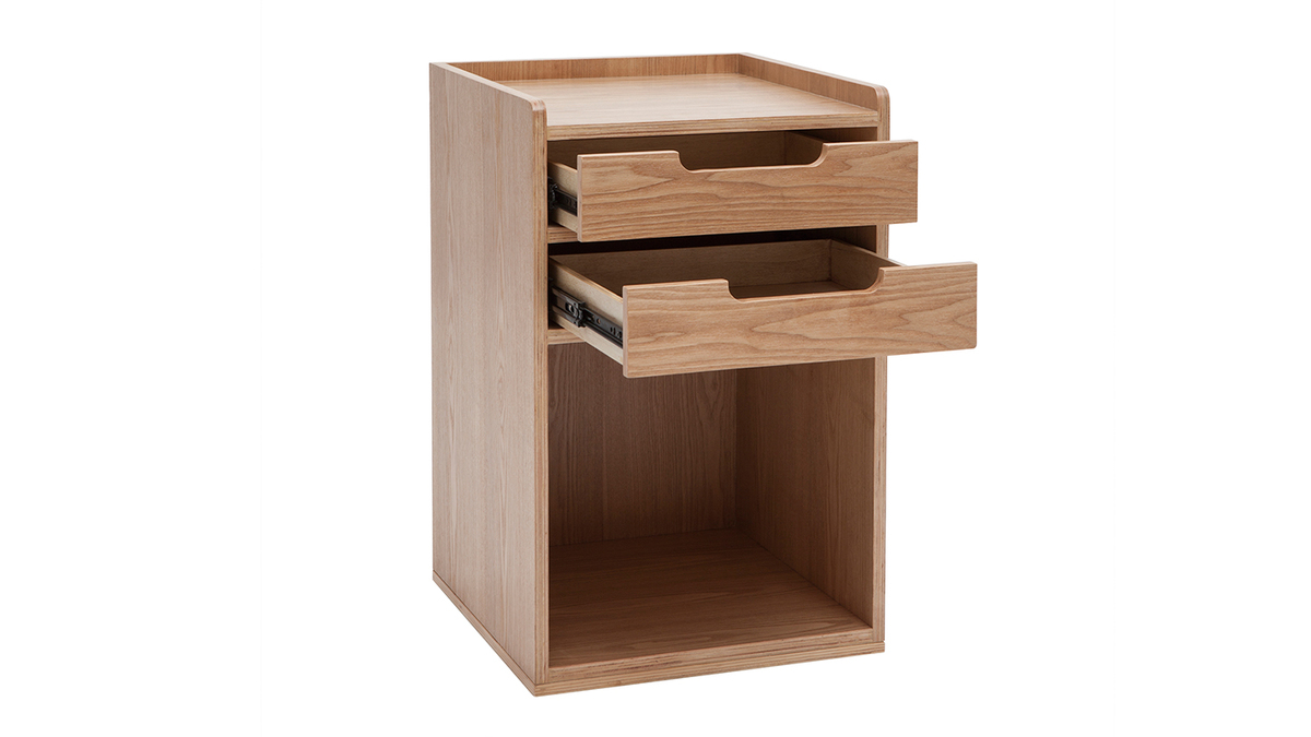 Mobiletto da scrivania scandinavo in legno OPUS