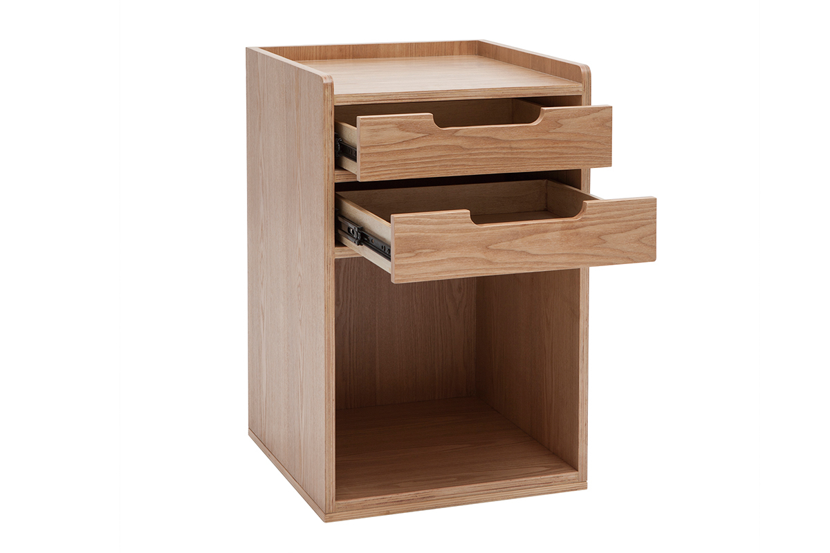 Mobiletto da scrivania scandinavo in legno OPUS