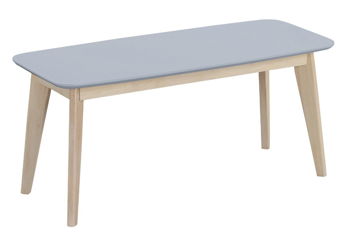 Panca design 100 cm Grigio chiaro LEENA