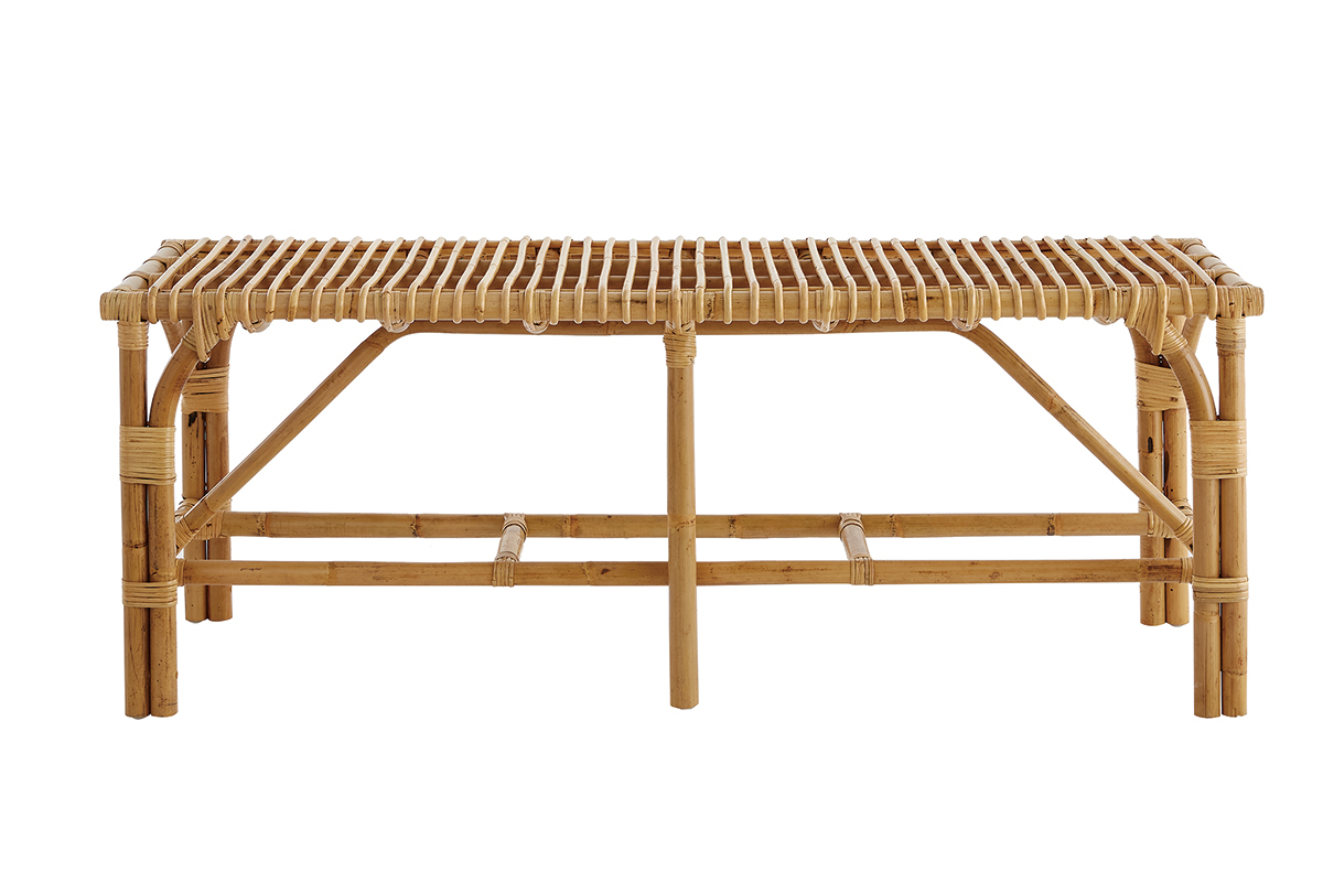 Panca in rattan L120 cm SUNNY