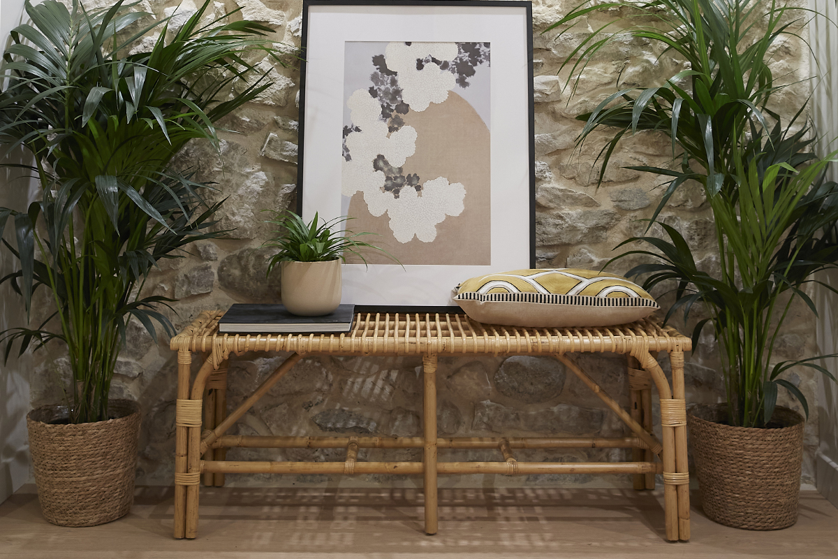 Panca in rattan L120 cm SUNNY