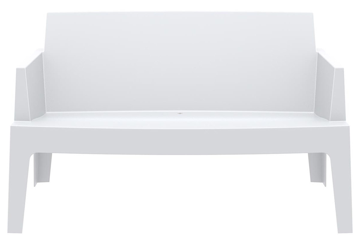 Panchina da giardino design colore bianco LALI