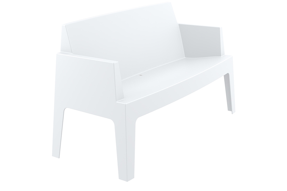 Panchina da giardino design colore bianco LALI