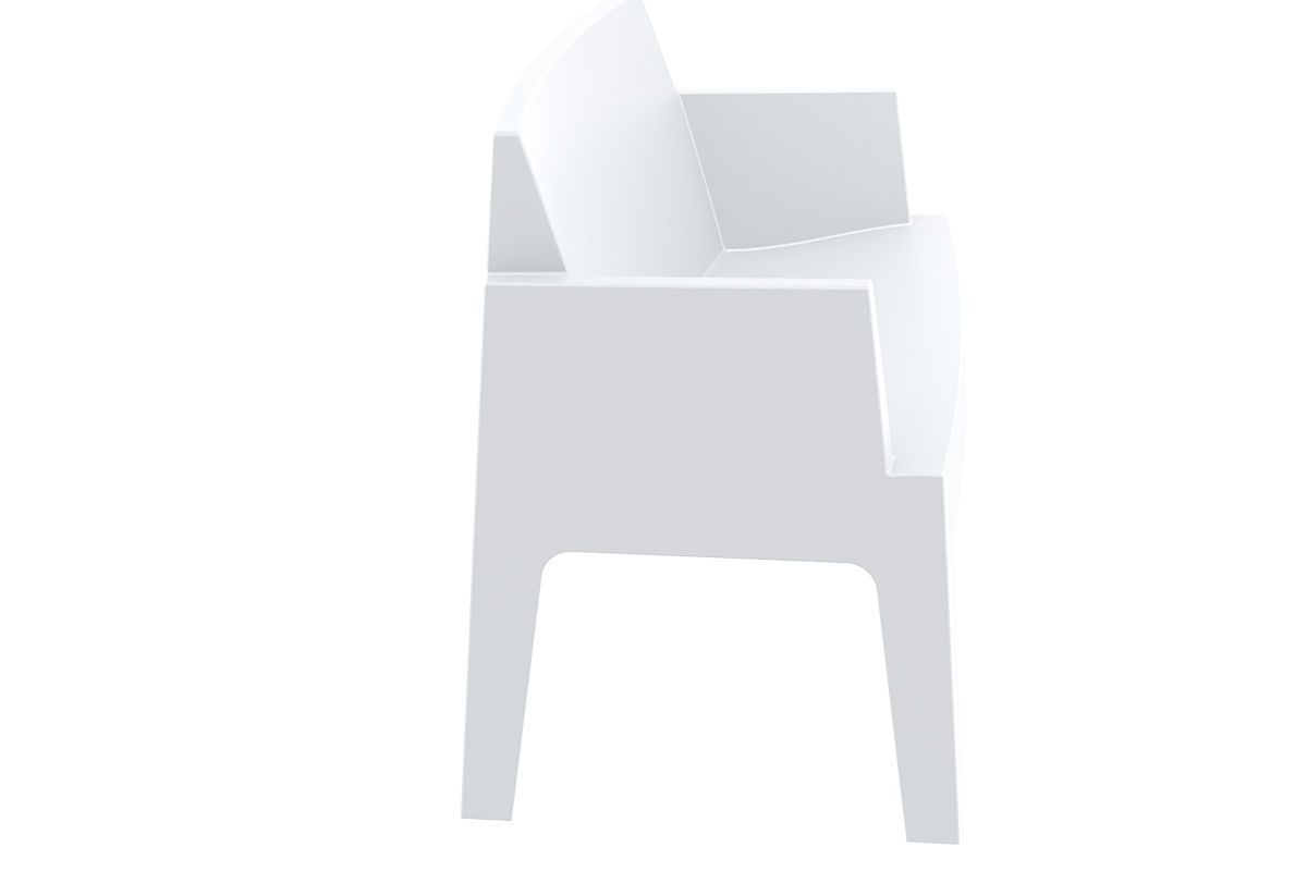 Panchina da giardino design colore bianco LALI