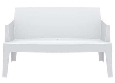 Panchina da giardino design colore bianco LALI - Panchina da giardino design colore bianco LALI