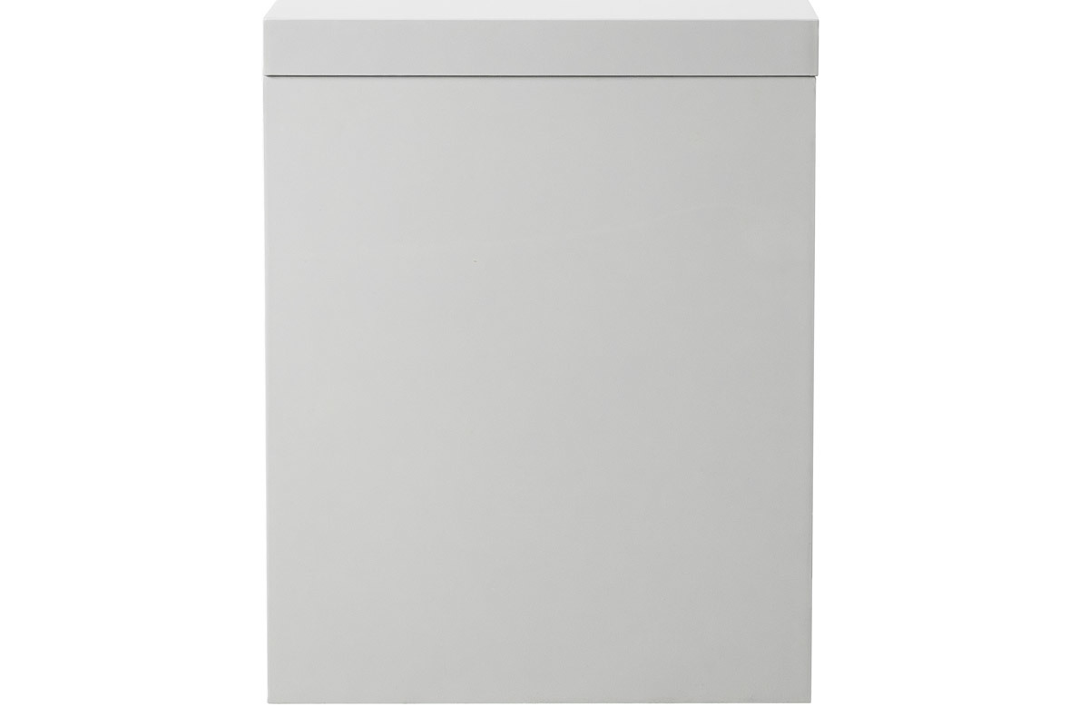 Panchina d'entrata laccata bianca con cassetti WELCOME