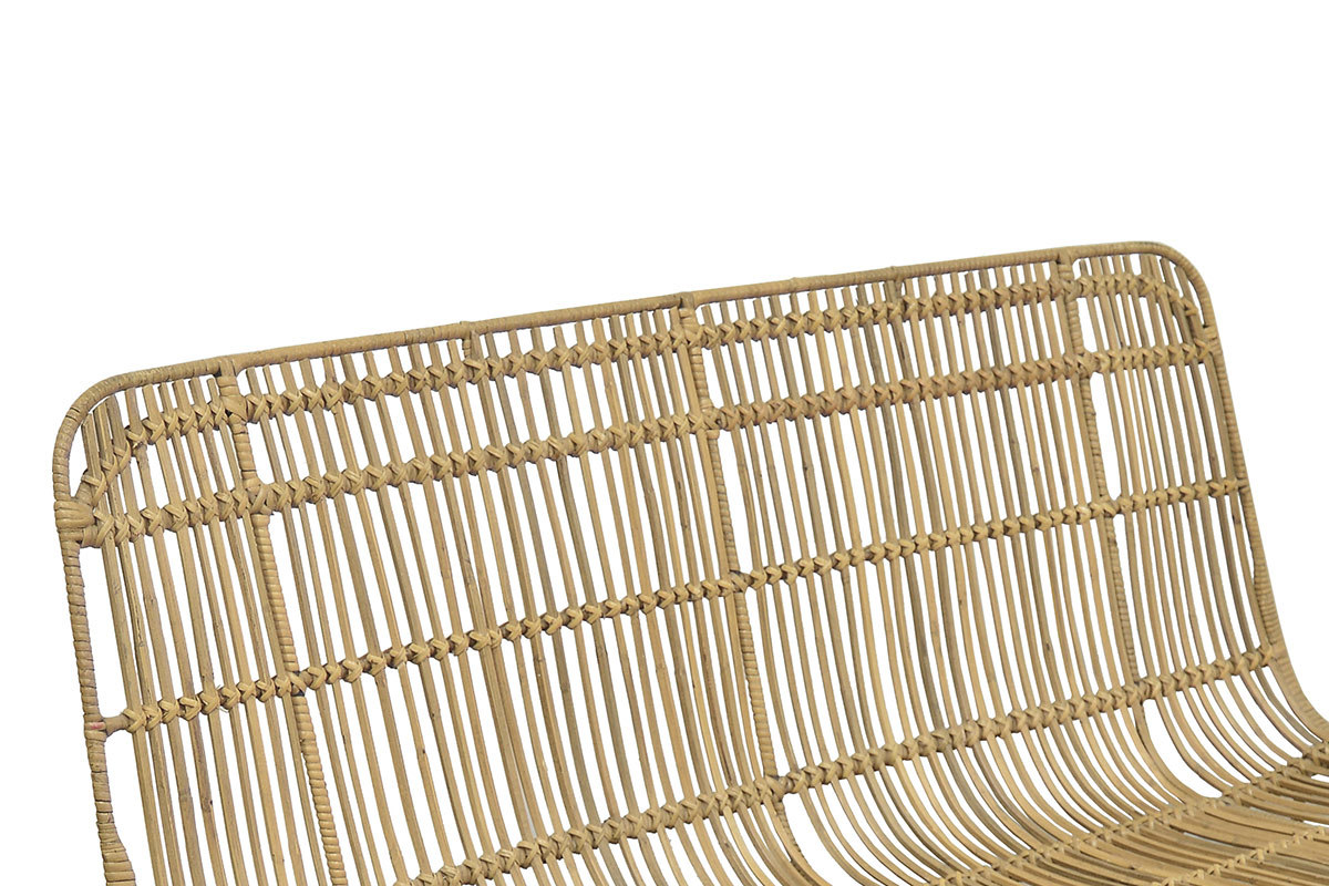 Panchina in rattan naturale MALACCA