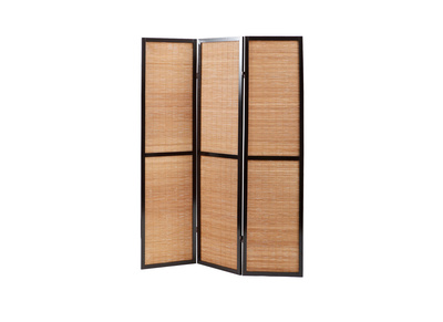 Paravento 3 ante SUWA in abete e bamb&ugrave;