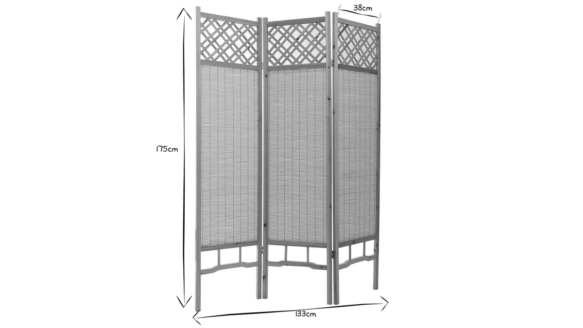 Paravento giapponese in pino e bamb NEW NIHA