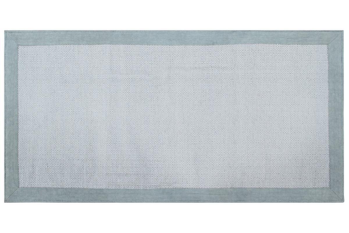 Passatoia da corridoio in cotone azzurro perla 60 x 200 cm ASTER