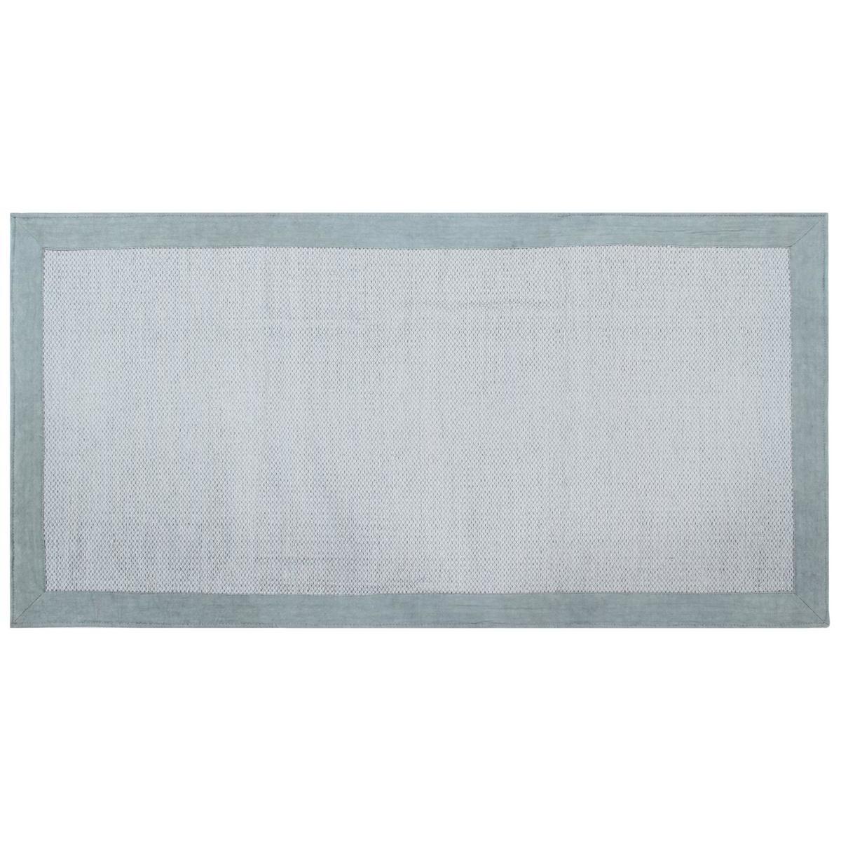Passatoia da corridoio in cotone azzurro perla 60 x 200 cm ASTER
