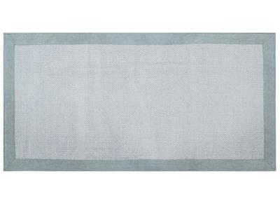 Passatoia da corridoio in cotone azzurro perla 60 x 200 cm ASTER