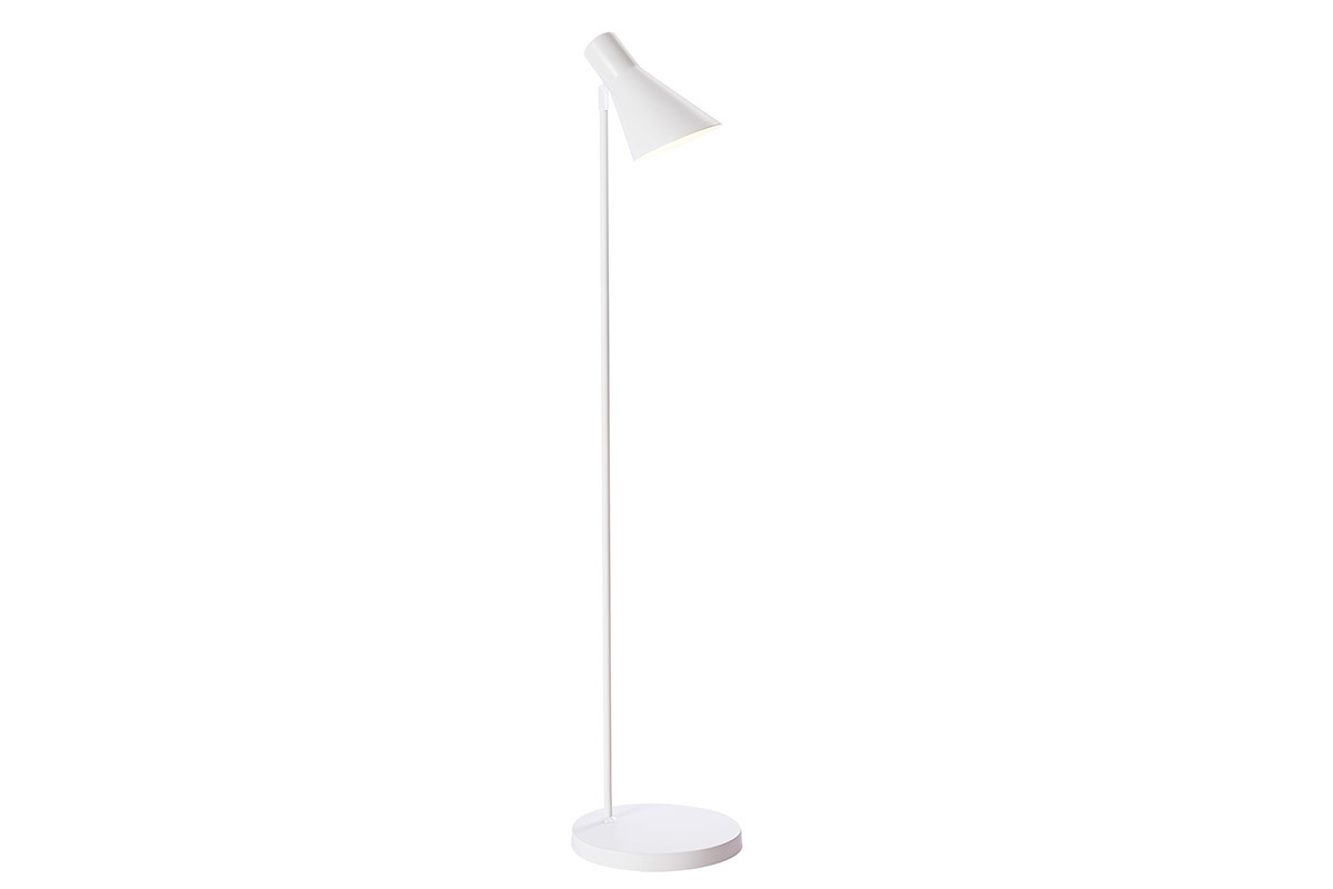 Piantana design in metallo Bianco AMPLO