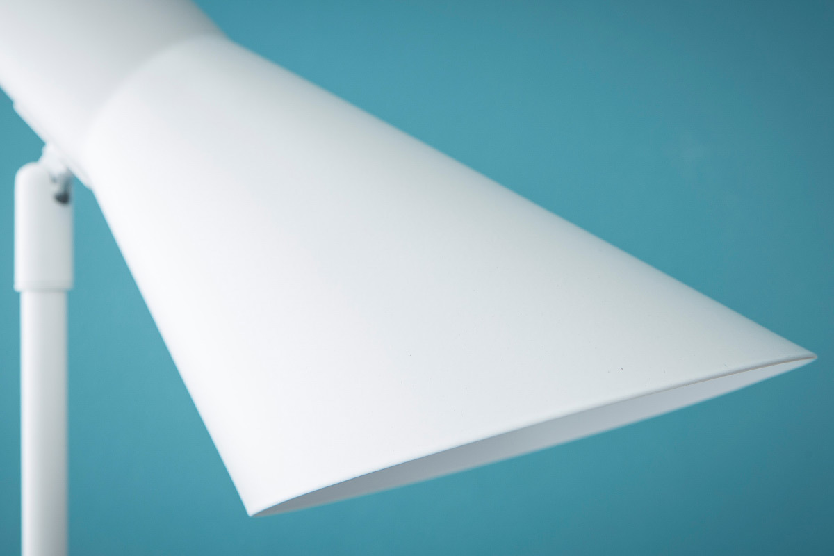 Piantana design in metallo Bianco AMPLO