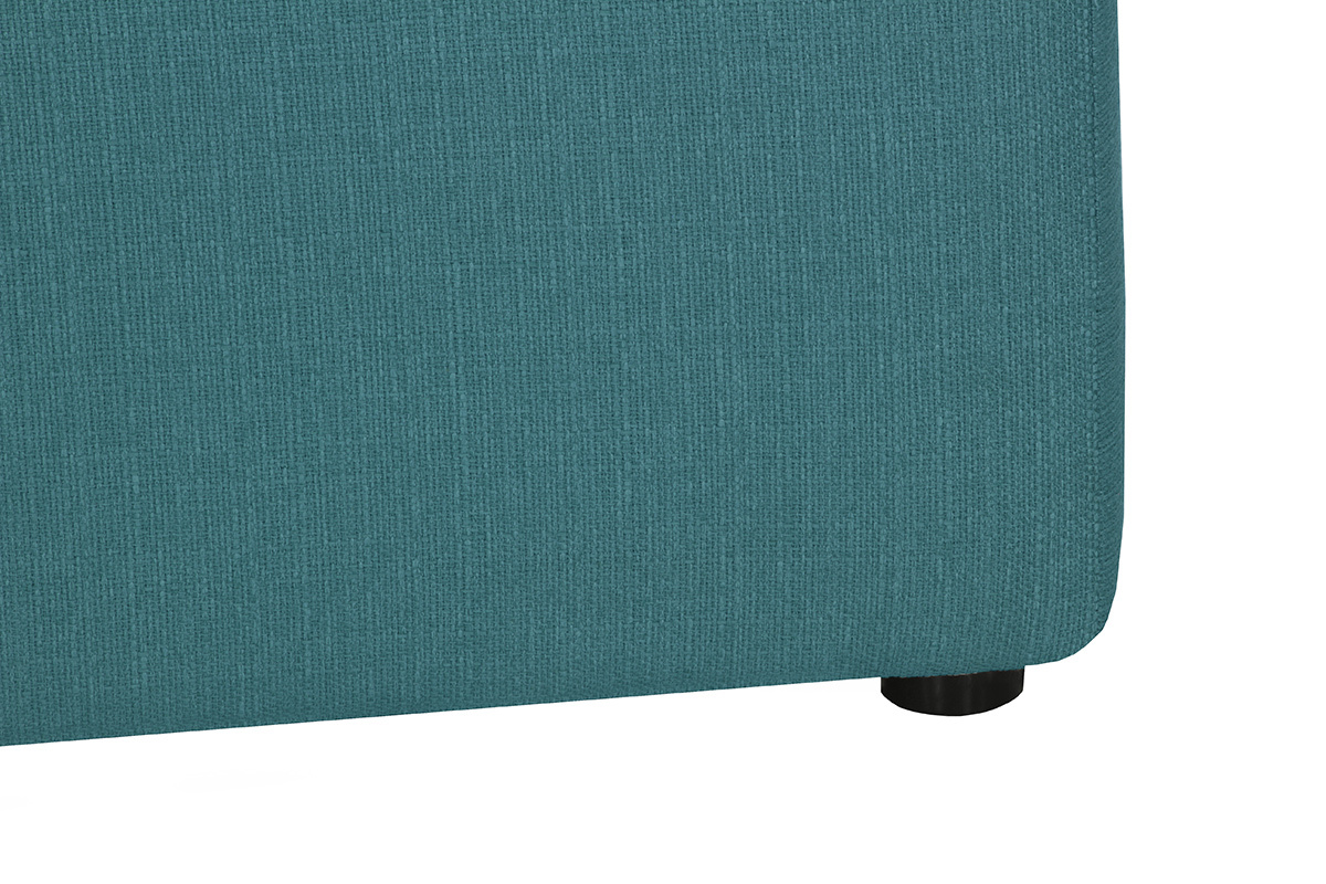 Poggiapiedi design in tessuto Blu anatra MODULO