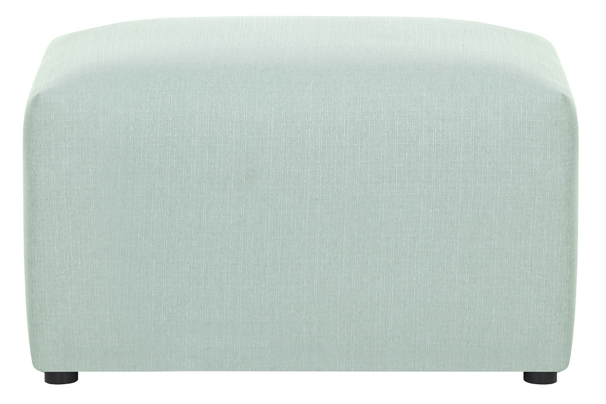 Poggiapiedi design in tessuto Blu ghiacciaio MODULO