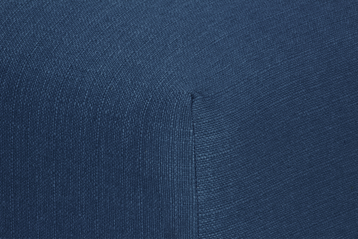 Poggiapiedi design in tessuto Blu scuro MODULO