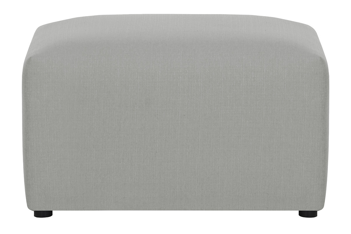 Poggiapiedi design in tessuto Grigio MODULO