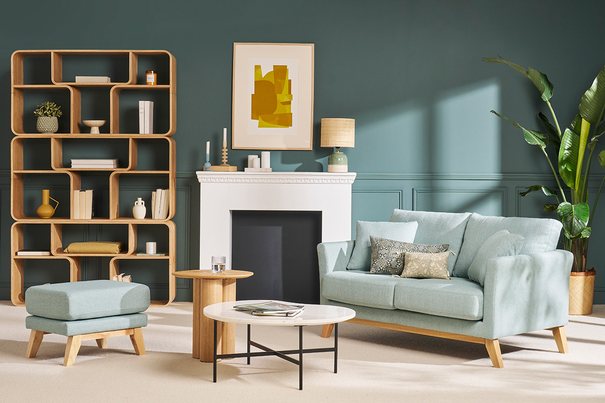Poggiapiedi scandinavo Verde laguna OSLO