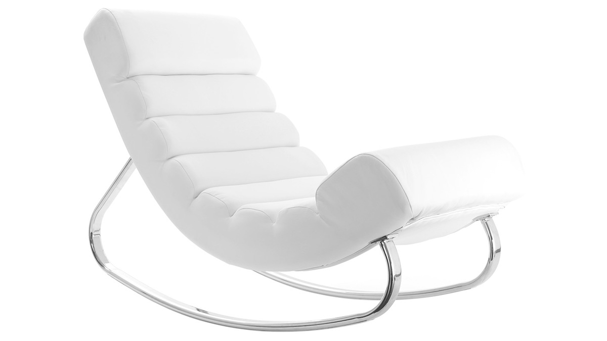 EMU Rio Poltrona A Dondolo Bianco Raggrinzato 9002