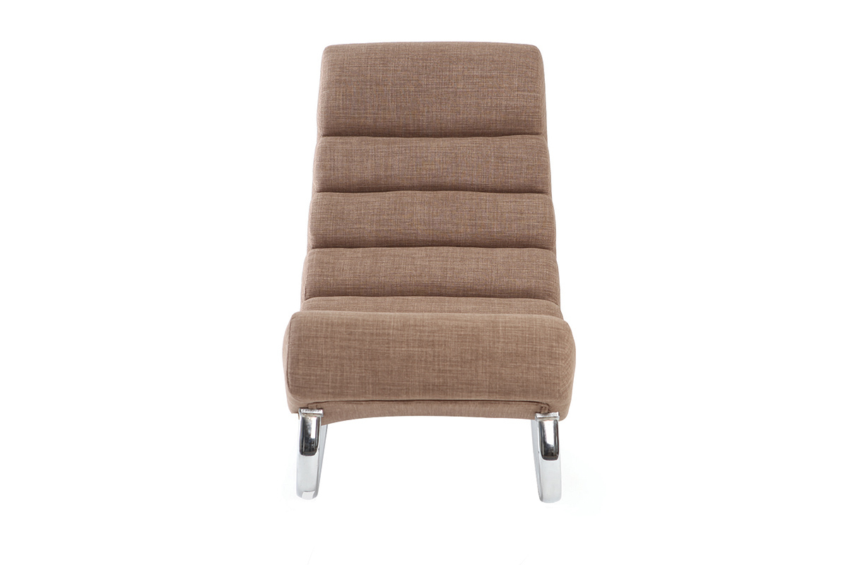 Poltrona a dondolo design color talpa TAYLOR