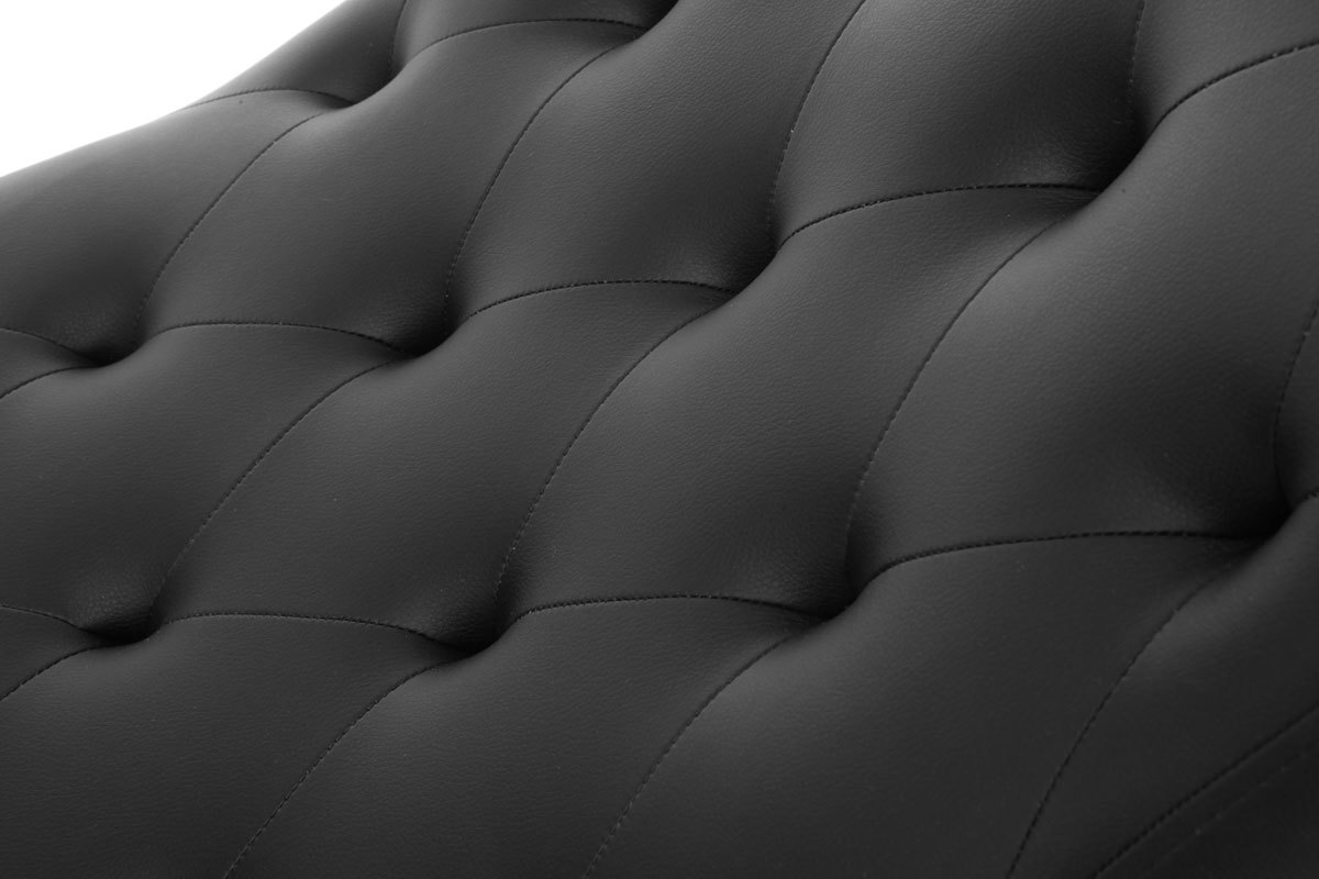 Poltrona a dondolo design nera CHESTY