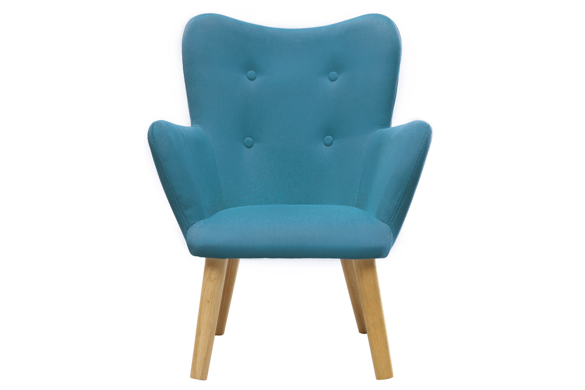 Poltrona bambino design blu petrolio BABY BRISTOL