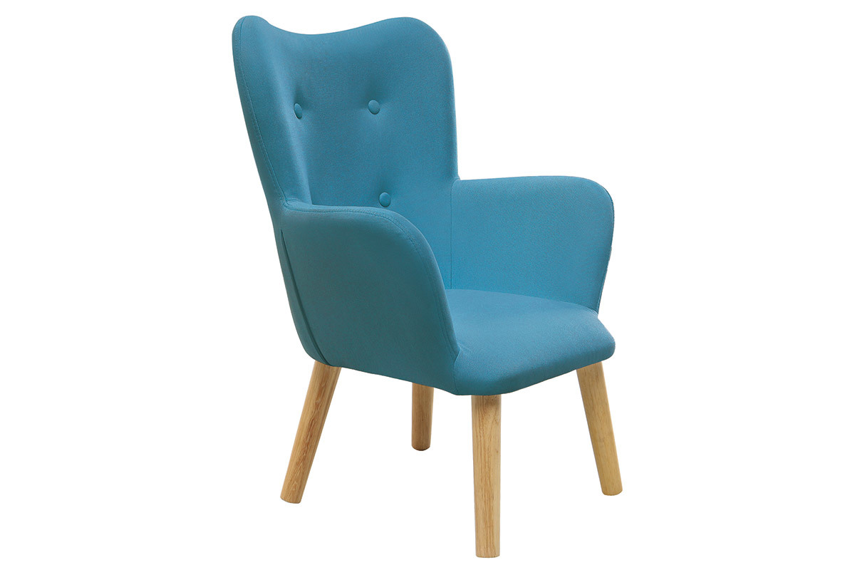 Poltrona bambino design blu petrolio BABY BRISTOL
