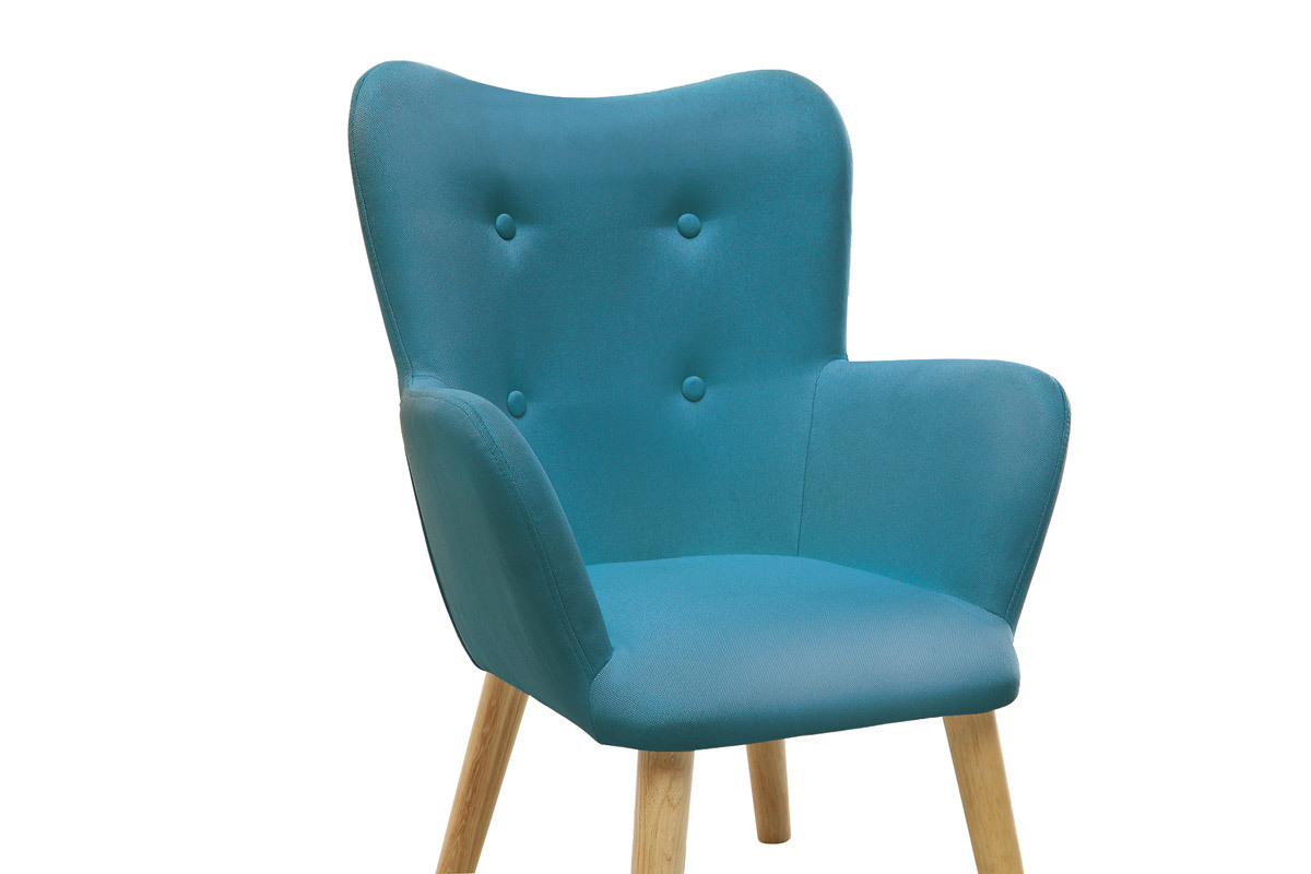 Poltrona bambino design blu petrolio BABY BRISTOL