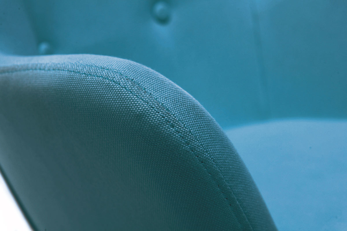 Poltrona bambino design blu petrolio BABY BRISTOL