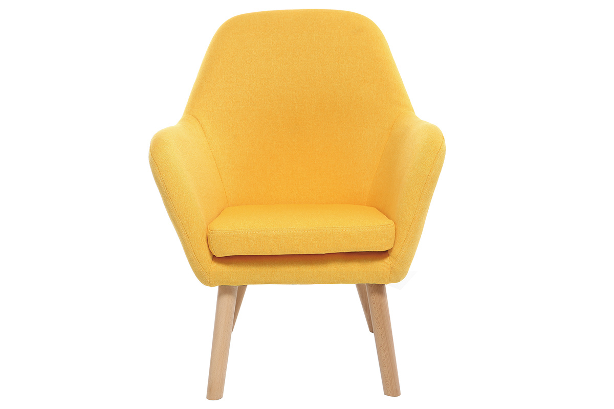 Poltrona bambino design giallo BABY MIRA